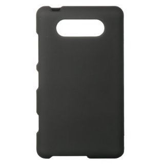 Black Rubberized Hard Case Cover for Nokia Lumia 820: Cell Phones & Accessories