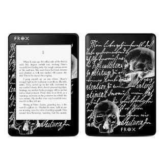 Liebesbrief Black Design Protective Decal Skin Sticker for  Kindle Paperwhite eBook Reader (2 point Multi touch): MP3 Players & Accessories