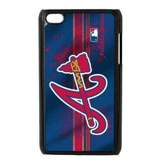 Custom Atlanta Braves Cover Case for iPod Touch 4 4th IP 9566: Cell Phones & Accessories