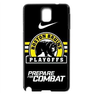Design 17 Sports NHL Boston Bruins Logo Print Case With Hard Shell Cover for Samsung Galaxy Note 3: Cell Phones & Accessories