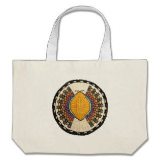 Hopi Butterfly Motif Canvas Bags