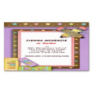 Teacher Business Card Templates