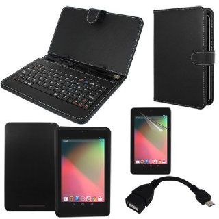 Skque Premium Black Silicone Case Cover + LCD Screen Protector + Micro OTG Ca: Computers & Accessories