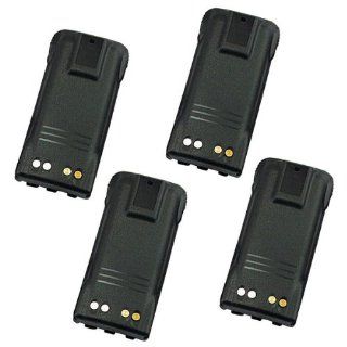Hitech   4 Pack of HNN9008 / PMNN4008 Replacement Batteries for Some Motorola ATS, GP, MTX, PTX, and PRO Series, Including the GP140, GP240, GP280, and GP320 2 Way Radio Batteries (Ni MH, 1500mAh) : Two Way Radio Batteries : GPS & Navigation