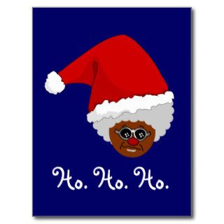 Yes, Virginia, There is a Black Santa Claus Post Card