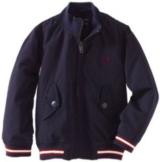 Fred Perry Boys 2 7 Kids Tipped Microfibre Jacket, Navy, 2/3: Outerwear Jackets: Clothing