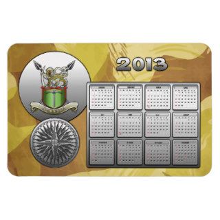 Rhodesian Security Forces Magnet Calendar 2013