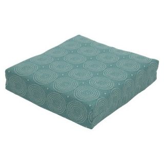 Threshold Outdoor Deep Seating Cushion   Turquoise Circles
