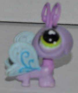 Butterfly #478 (Purple Body, Blue Wings, Green/Yellow Eyes) Littlest Pet Shop (Retired) Collector Toy   LPS Collectible Replacement Single Figure   Loose (OOP Out of Package & Print): Everything Else