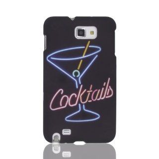 Design Cocktails Martini Bar Pub Drinks Neon Sign Art cool hard case cover for Samsung Galaxy Note i9220 N7000: Cell Phones & Accessories