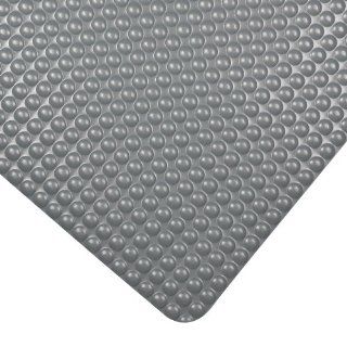 NoTrax 482 Bubble Trax Safety/Anti Fatigue Floor Mat with Vinyl Top Surface, for Dry Areas, 2' Width x 3' Length x 1/2" Thickness, Gray
