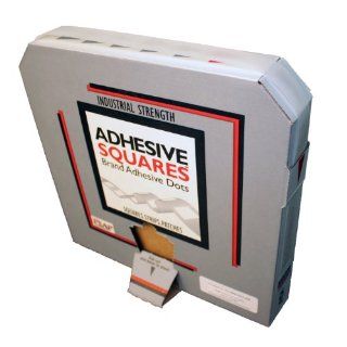 Adhesive Squares AS 4000 SH12 DB 4000 Count 1/2 x 1/2 inch Low Profile, Super High Tack Dispenser Box: Industrial Adhesives: Industrial & Scientific
