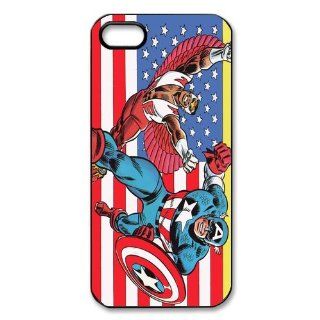 Custom Captain America Personalized Cover Case for iPhone 5 5S LS 498: Cell Phones & Accessories