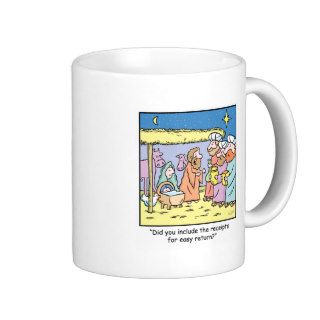 Christmas Cartoon Gift Receipts Coffee Mugs