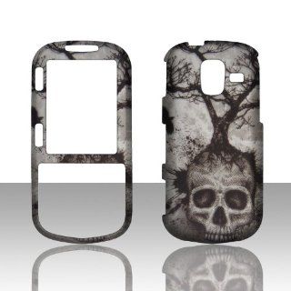 2D Tree Skull Samsung Intensity III , 3 U485 Verizon Case Cover Hard Phone Case Snap on Cover Rubberized Touch Faceplates: Cell Phones & Accessories