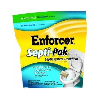 Enforcer Prod. STP486 Septi Pak Septic Tank Cleaner   Chemical Drain Openers