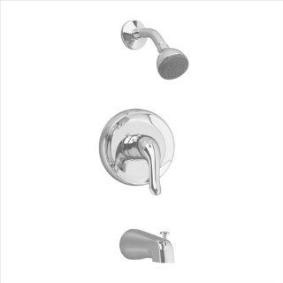 American Standard T675.502.295 Colony Soft Bath and Shower Trim Kit with Metal Lever Handle, Satin Nickel   Faucet Trim Kits  