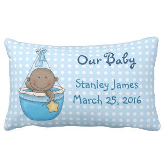 Cute New Baby Boy Pillow