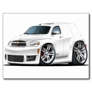 Chevy HHR SS White Panel Truck Post Card