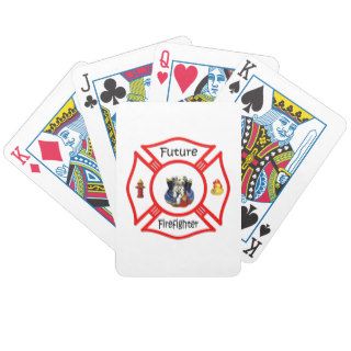 Future Firefighter Red Maltese Card Deck