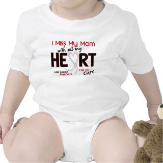 Lung Cancer I Miss My Mom Baby Bodysuit