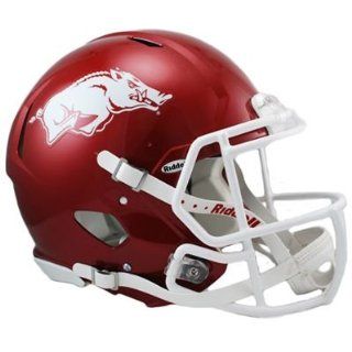 Arkansas Razorbacks Revolution Speed Pro Line Authentic Helmet : Sports Related Collectible Full Sized Helmets : Sports & Outdoors