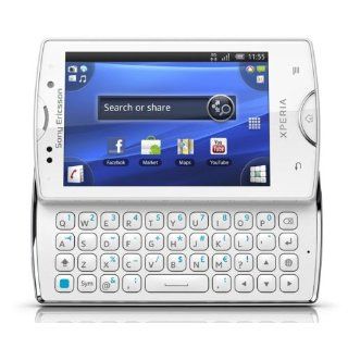 Sony Ericsson SK17A WH Xperia Mini Pro SK17a Unlocked Android Smartphone with 5MP camera, Touchscreen and Slide Out QWERTY Keyboard   Unlocked Phone   US Warranty   White: Cell Phones & Accessories