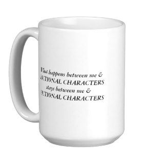 What happens between me & FICTIONAL CHARACTERS mug