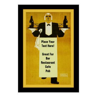 Personalized Bar/Restaurant Posters