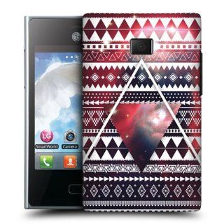 Head Case Designs Aztec Triangle Nebula Tribal Patterns Hard Back Case Cover For LG Optimus L3 E400: Cell Phones & Accessories