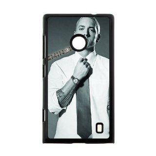 NOKIA Lumia 520 Printing Case Polycarbonate Hard Cover Eminem 02357 Cell Phones & Accessories