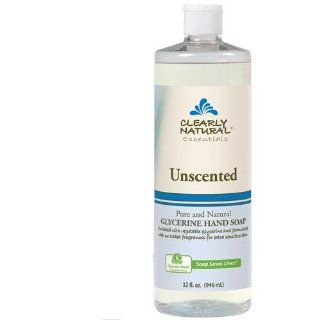Clearly Natural Liquid Glycerine Hand Soap Refill Unscented Unscented 32 Oz  Hand Washes  Beauty