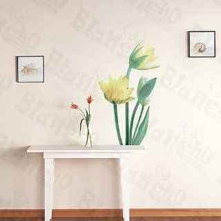 Yellow Lotus   Large Wall Decals Stickers Appliques Home Decor  