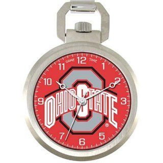 NCAA Men's COL PW OSU Pocket Collection Ohio State Buckeyes Pocket Watch: Watches