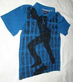 HAWK Tony Hawk Boy's Polo Shirt   Snorkel Blue (Medium (5 6)): Clothing