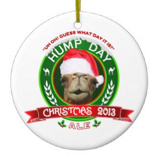 Hump Day Camel Christmas Ale Ornament
