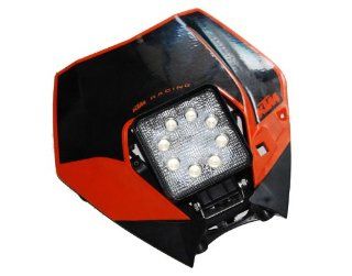 LED Insert KTM Head Light Lamp Supermoto Dual Sport 250 Lens 450 530 XC EXC XCW: Automotive