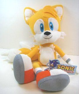 Sonic the Hedgehog 16in Tails Plush Figure Sega: Toys & Games