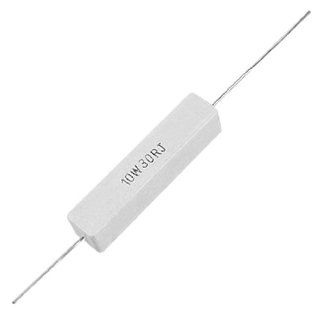 5pcs Axial Wire Wound Cement Power Resistor 30 Ohm 10W 5%