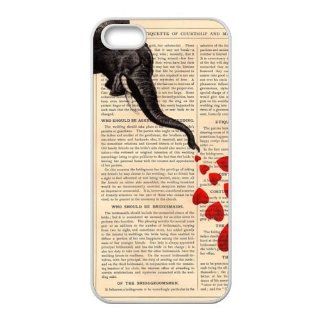 Custom Elephant Art Apple iPhone 5/5s Great Designer Hard TPU case Cover Protector Bumper: Cell Phones & Accessories