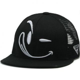 ililily Flexfit GANGNAM STYLE New Era Styled Flat Bill Smiley Embroidery patched on front and side Cotton Ball Cap Trucker Hat Mesh Back with Adjustable Snapback (ballcap 535 2) at  Mens Clothing store: Baseball Caps