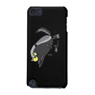 mean honey badger cartoon character iPod touch (5th generation) covers