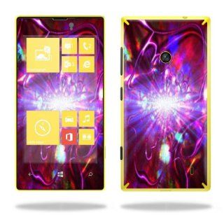 Protective Vinyl Skin Decal Cover for Nokia Lumia 520 Cell Phone T Mobile Sticker Skins Crimson Trip: Computers & Accessories