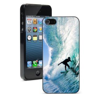 Apple iPhone 5 5S Black 5B537 Hard Back Case Cover Color Surfer On Blue Wave: Cell Phones & Accessories