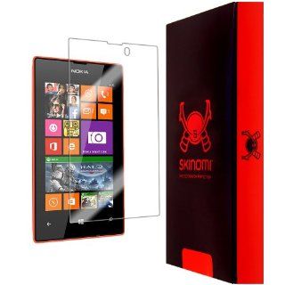 Skinomi TechSkin   Nokia Lumia 525 Screen Protector Premium HD Clear Film with Lifetime Replacement Warranty / Ultra High Definition Invisible and Anti Bubble Crystal Shield   Retail Packaging: Cell Phones & Accessories