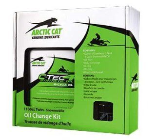 Arctic Cat 4 Stroke 1100cc Snowmobile Oil Change Kit OEM 6639 528: Automotive