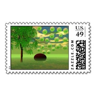 Spring Renewal – Lemon & Lime Life Force Postage Stamp