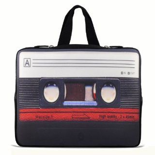 Cassette Tape 13" 13.3" inch Notebook Laptop Case Sleeve Carrying bag with Hide Handle for Apple Macbook pro 13 Air 13/ Samsung 900X3 530 535U3/Dell XPS 13 Vostro 3360 inspiron 13/ ASUS UX32 UX31 U36 X35 /SONY SD4/ThinkPad X1 L330 E330: Computers