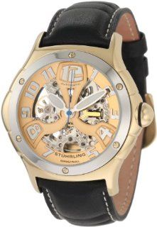 Stuhrling Original Men's 4D.332Y531 Lifestyle Collection Alpine Renegade Automatic Skeleton Watch: Watches