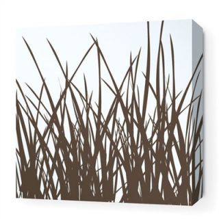 Inhabit Soak Grass Stretched Graphic Art on Canvas GRS Size 16 x 16